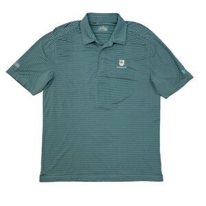 Under Armour Polo Shirt Mens L Large Multi Striped Loose HeatGear Otsego Club